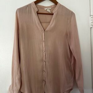 Light Pink H&M Button Down Top